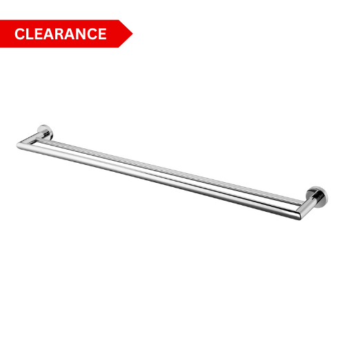Eva Double Towel Rail 900mm - chrome