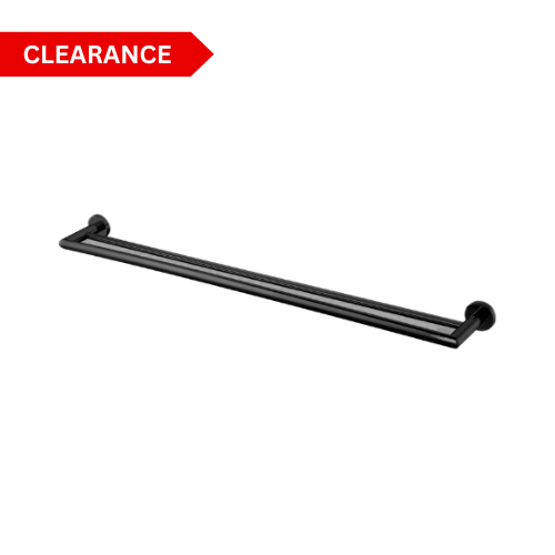 Eva Double Towel Rail 600mm - matte-black