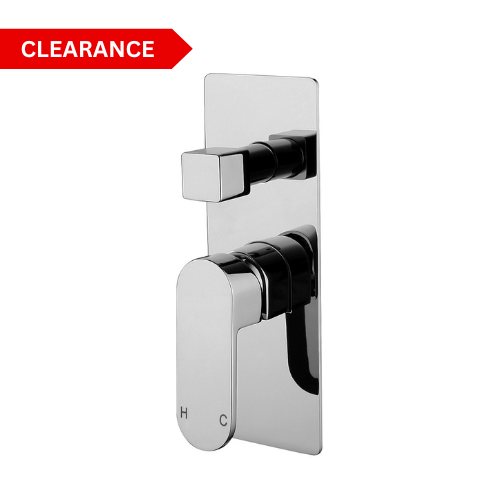 Eva Mini Shower Diverter Mixer - chrome