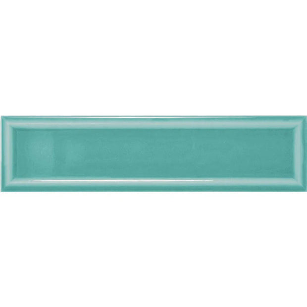 Edge Light Green Matt Ceramic Tiles in a room setting