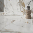 Elite Marble Calacatta Macchia Porcelain Tiles in a room setting