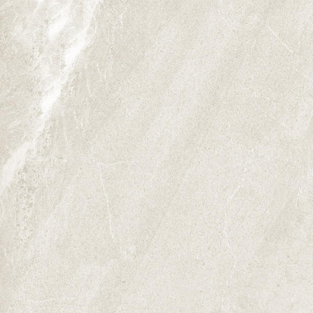 Eliza White Structured Limestone Look Porcelain Tiles tile