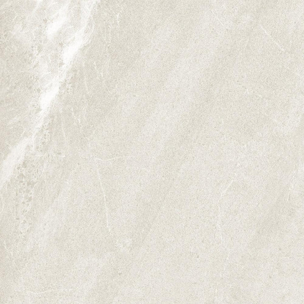 Eliza White Limestone Look Porcelain Tiles tile