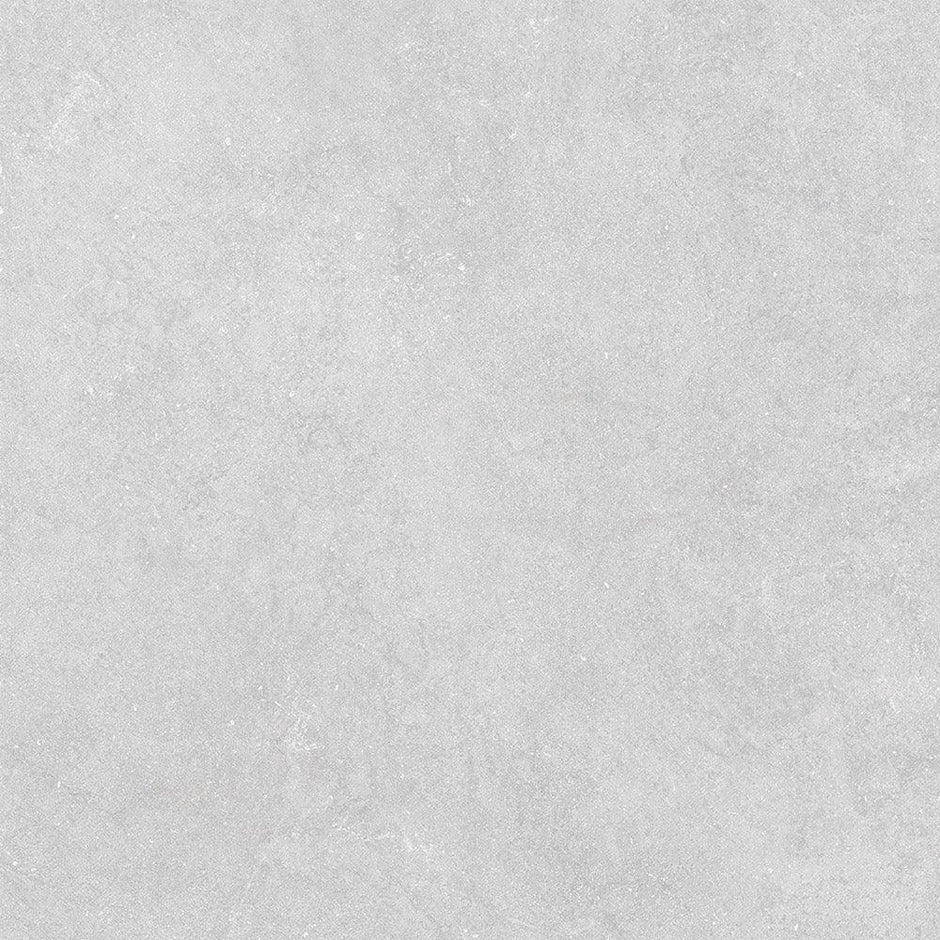 Essential Stone White Gloss Limestone Look Porcelain Tiles tile