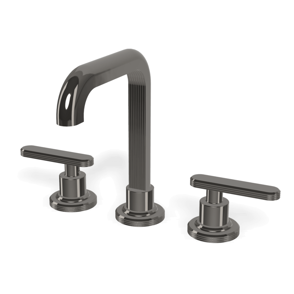 Park Lane 3 Hole Basin Set in Black Chrome