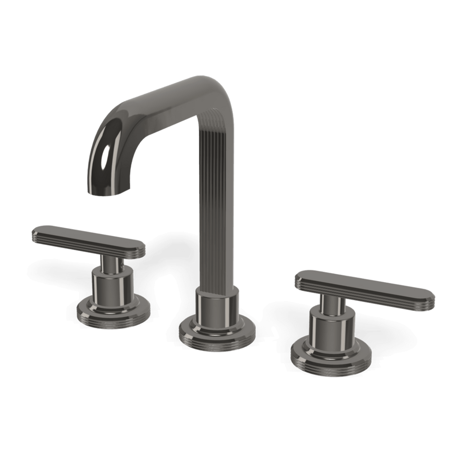 Park Lane 3 Hole Basin Set in Black Chrome