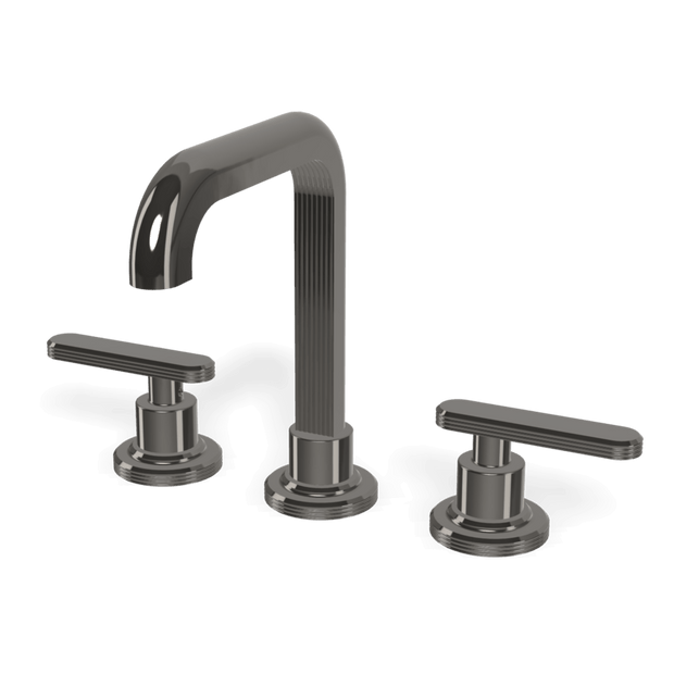 Park Lane 3 Hole Basin Set in Black Chrome