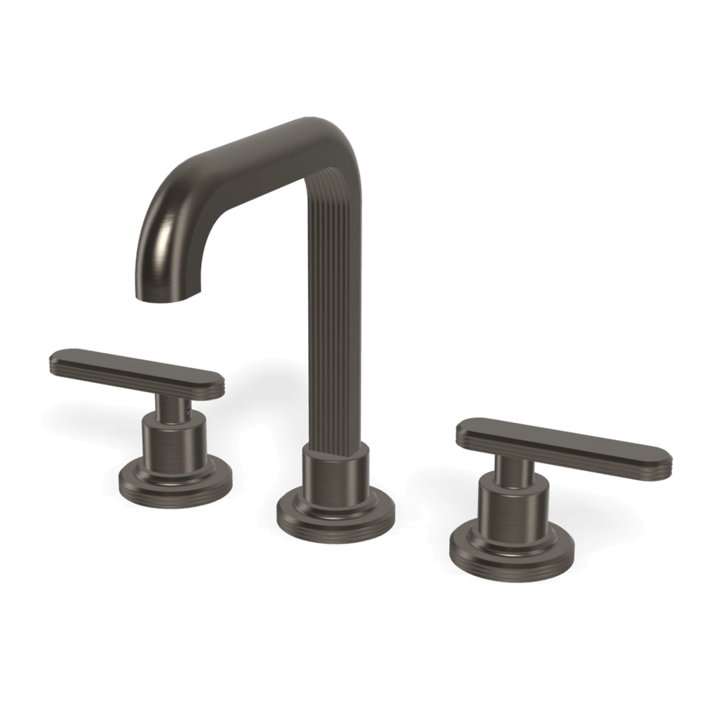 Park Lane 3 Hole Basin Set in Brushed Black Chrome