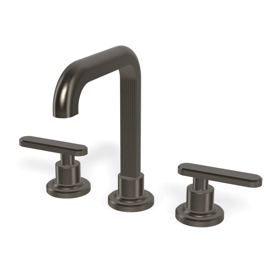 Park Lane 3 Hole Basin Set in Brushed Black Chrome