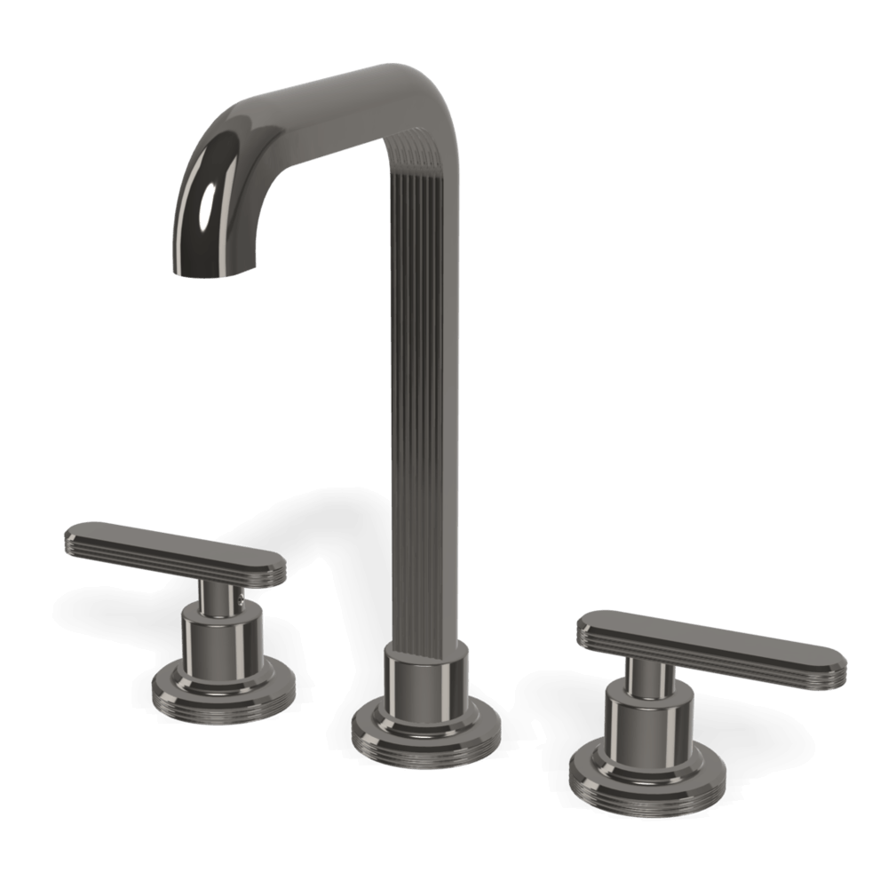 Park Lane 3 Hole High Basin Set in Black Chrome