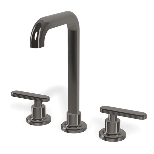 Park Lane 3 Hole High Basin Set in Black Chrome