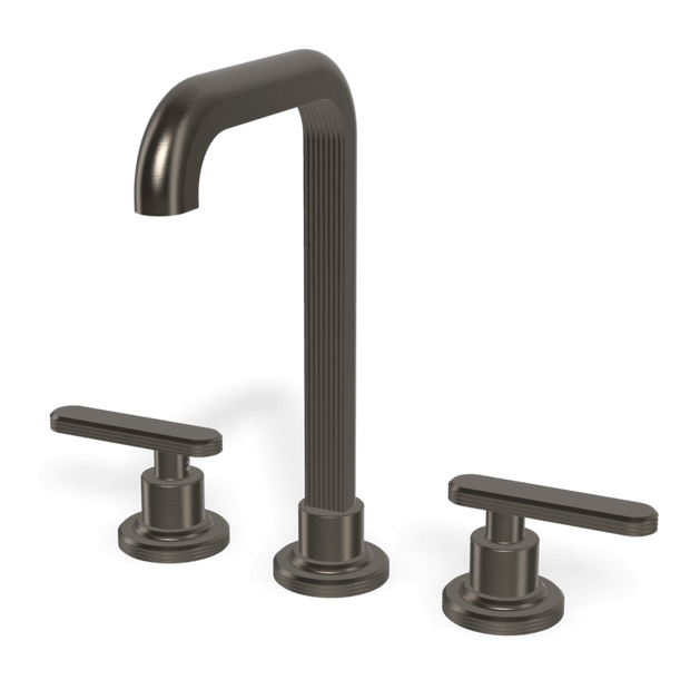 Park Lane 3 Hole High Basin Set in Brushed Black Chrome