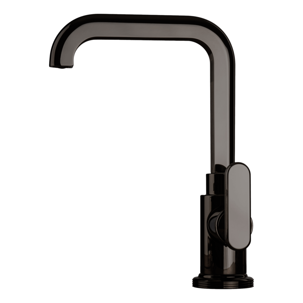 Park Lane High Basin Mixer in Black Chrome