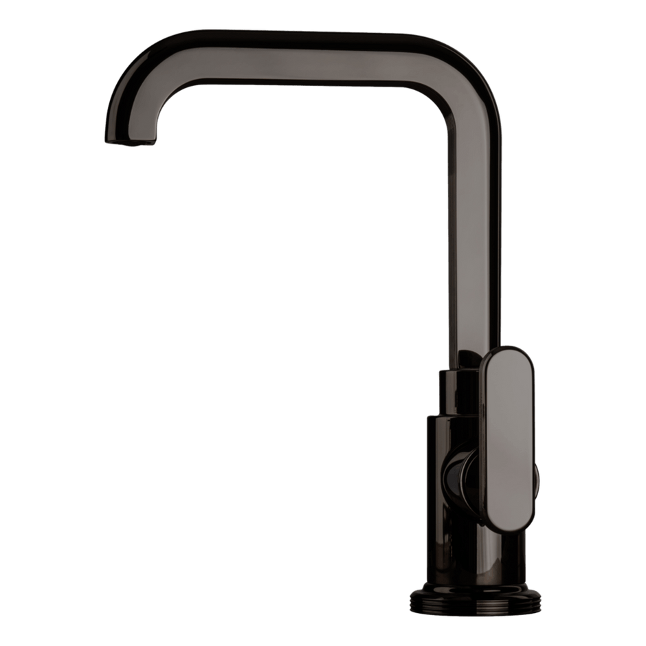 Park Lane High Basin Mixer in Black Chrome
