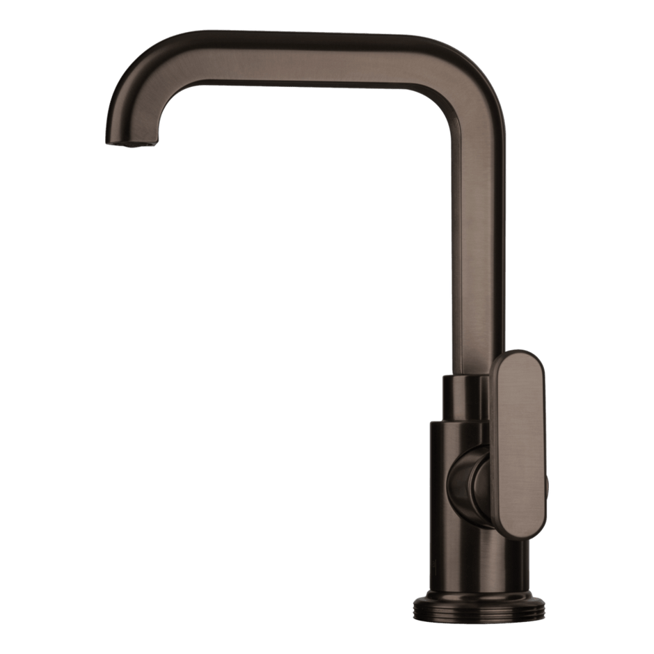 Park Lane High Basin Mixer in Brushed Black Chrome