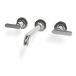 Park Lane 3 Hole Wall Set 200mm Spout in Chrome