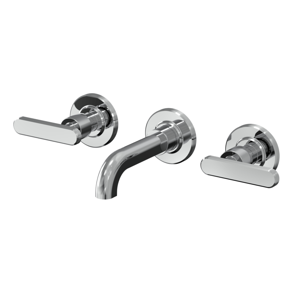 Park Lane 3 Hole Wall Set 150mm Spout in Brushed Moka Bronze