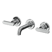 Park Lane 3 Hole Wall Set 150mm Spout in Brushed Moka Bronze