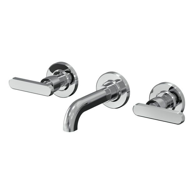 Park Lane 3 Hole Wall Set 150mm Spout in Brushed Moka Bronze