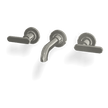Park Lane 3 Hole Wall Set 150mm Spout in Polished Nickel