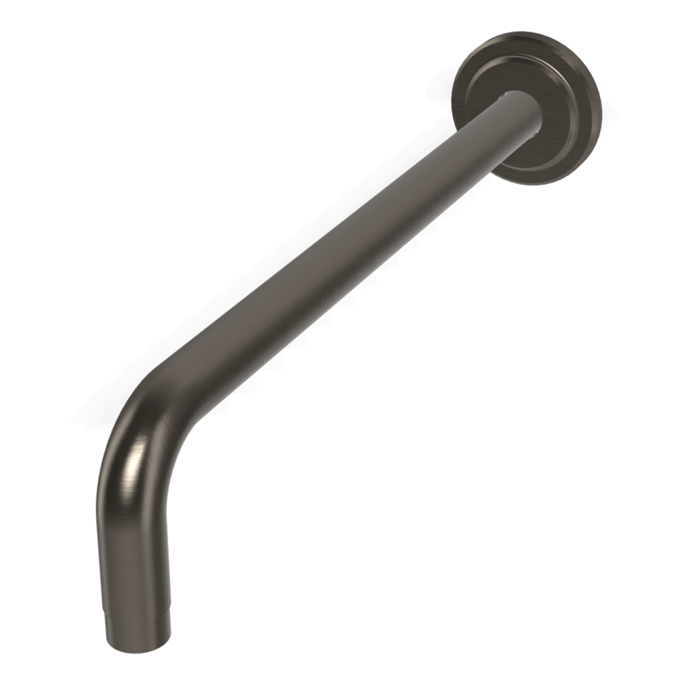 Park Lane 350mm Horizontal Arm in Brushed Black Chrome