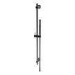 Park Lane Shower on Rail in Black Chrome