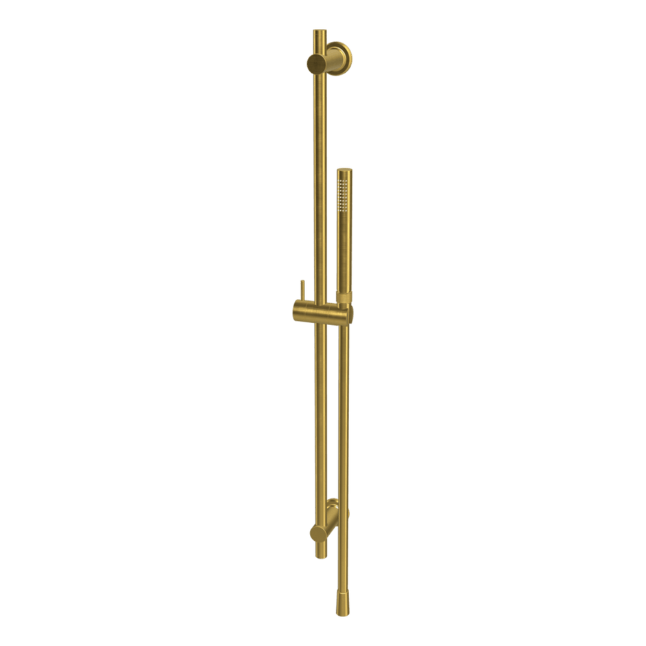 Park Lane Shower on Rail in Brushed Gold