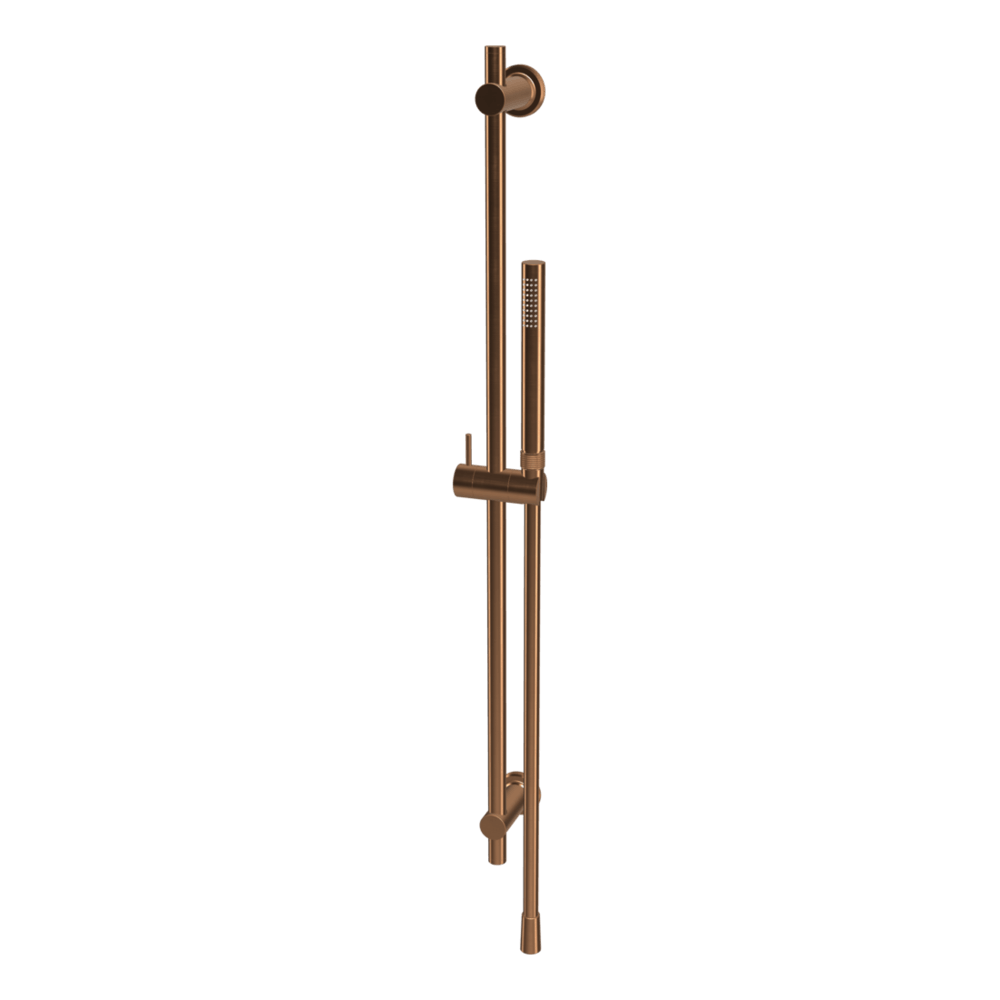 Park Lane Shower on Rail in Brushed Amber Bronze