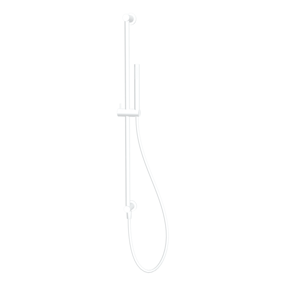Wellness Cigar Shower on Rail in Matt White