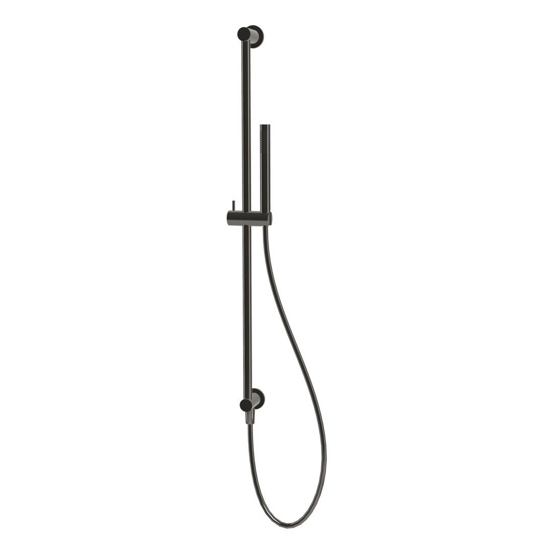 Wellness Cigar Shower on Rail in Black Chrome