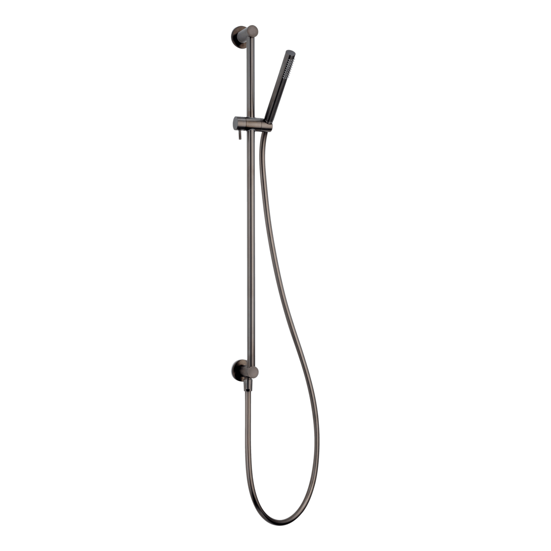 Wellness Cigar Shower on Rail in Brushed Black Chrome