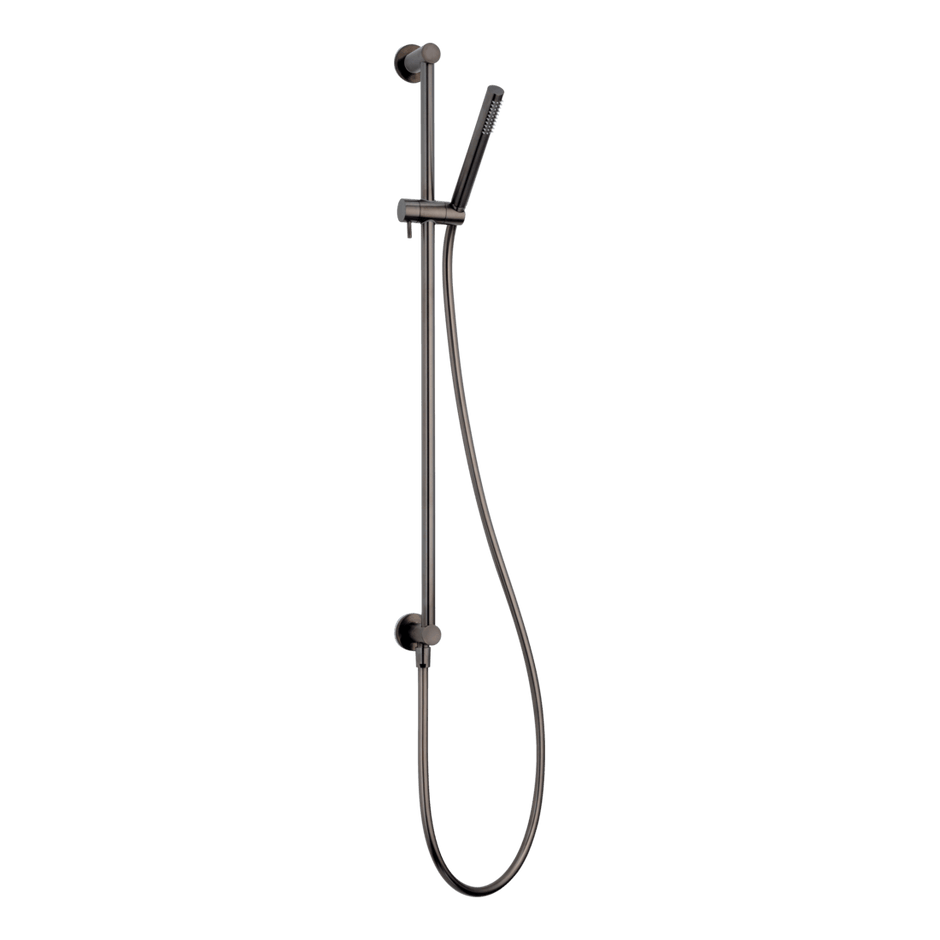 Wellness Cigar Shower on Rail in Brushed Black Chrome