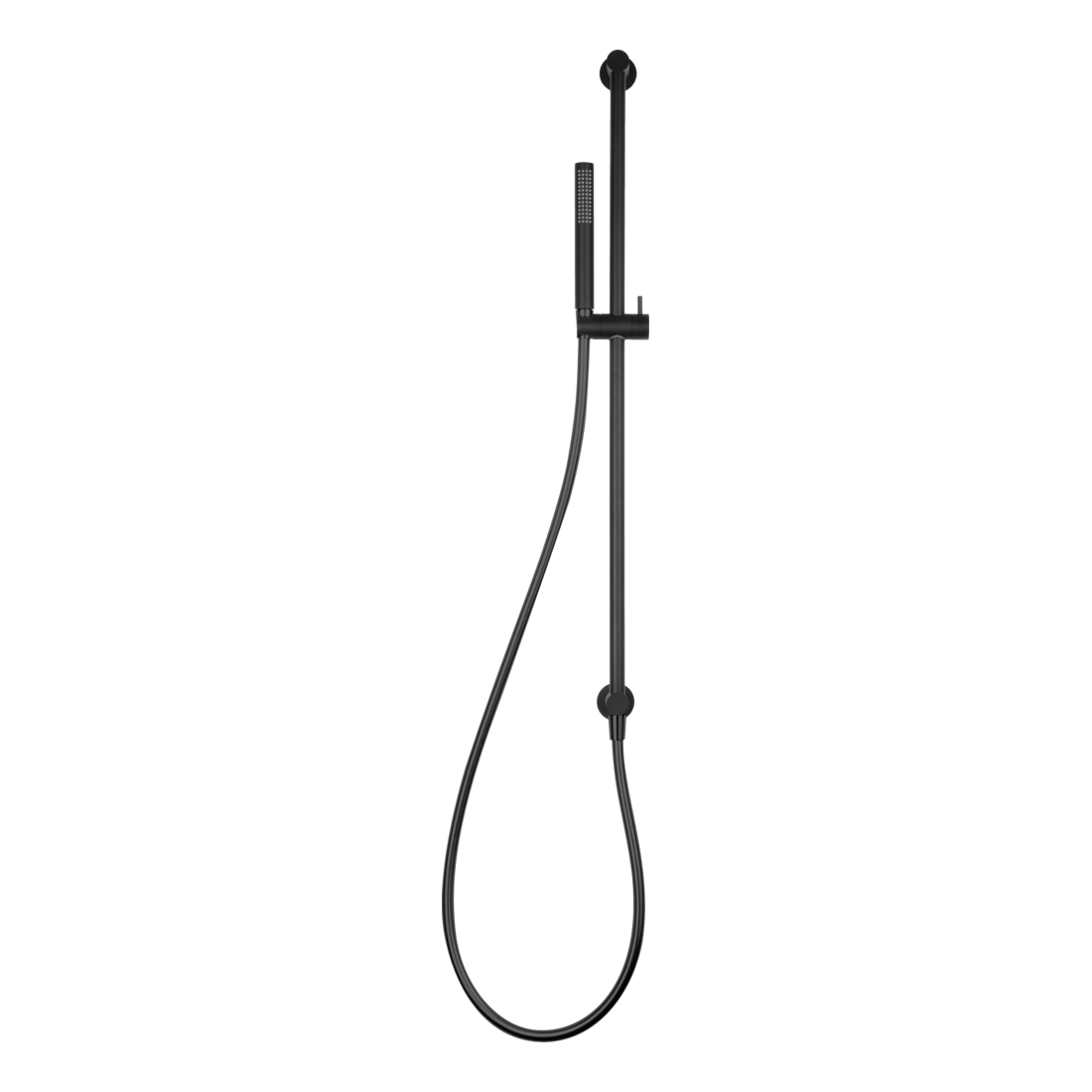 Wellness Cigar Shower on Rail in Matt Black