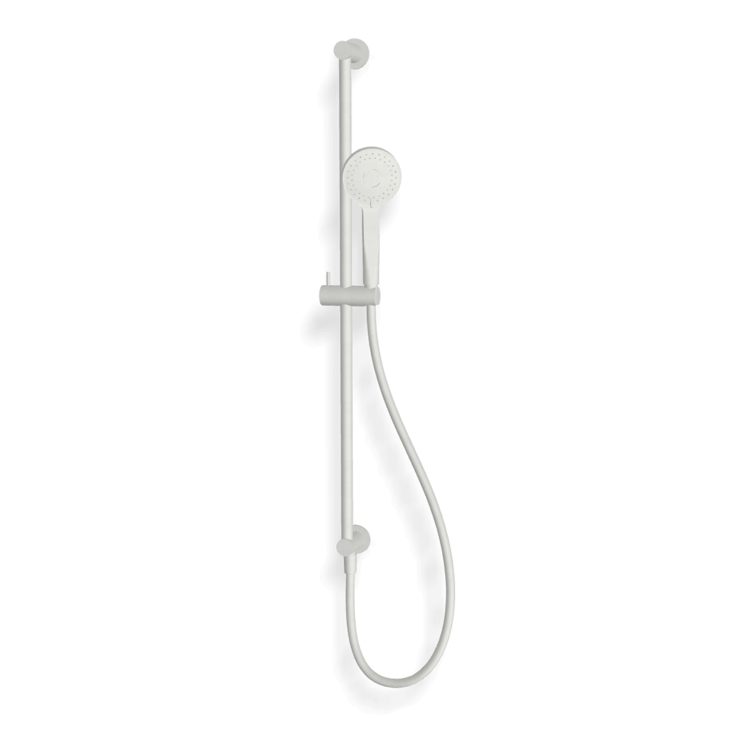 Wellness 3 Function Shower on Rail in Matt White