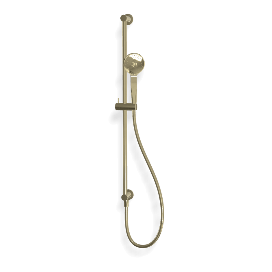 Wellness 3 Function Shower on Rail in Champagne