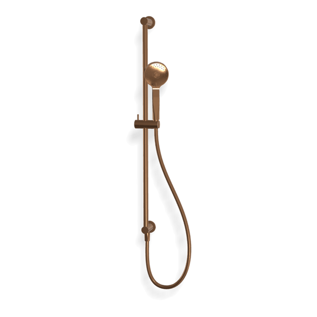 Wellness 3 Function Shower on Rail in Amber Bronze