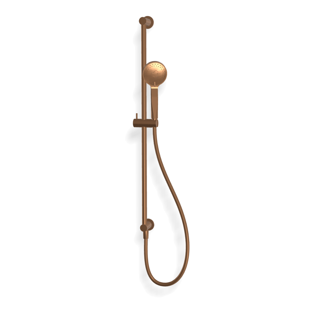 Wellness 3 Function Shower on Rail in Brushed Amber Bronze