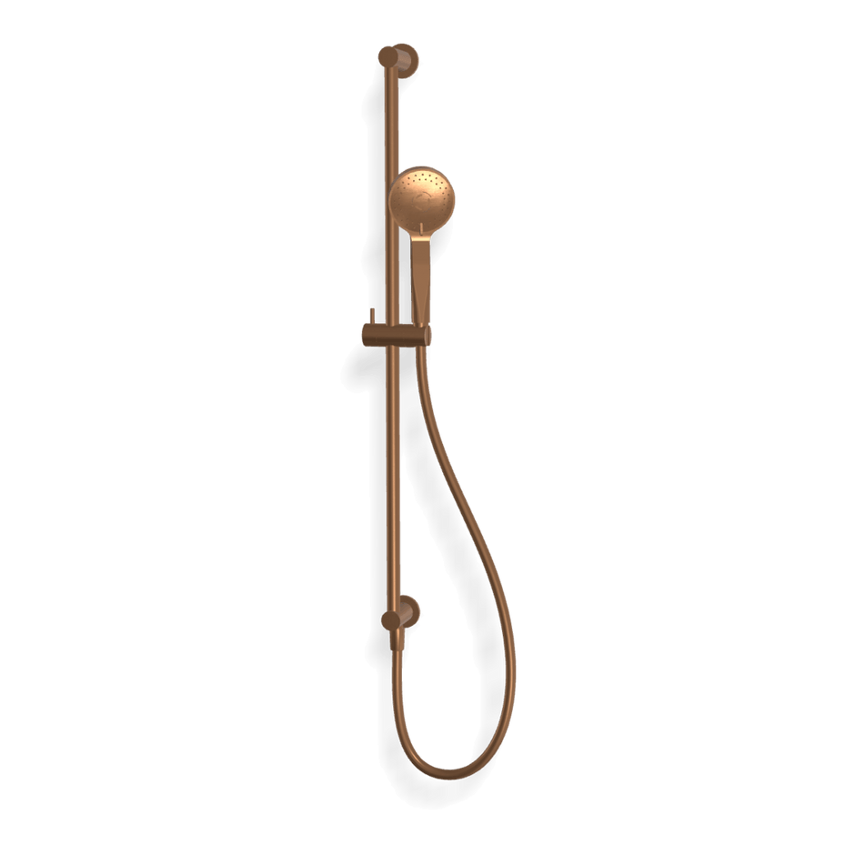 Wellness 3 Function Shower on Rail in Brushed Amber Bronze