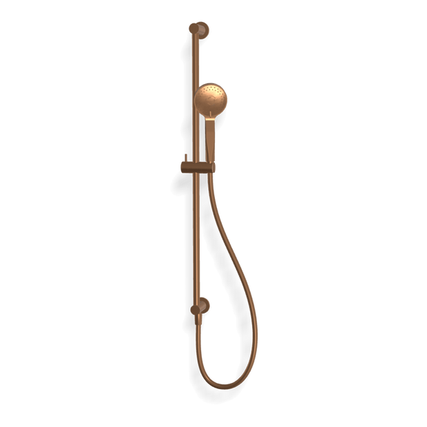 Wellness 3 Function Shower on Rail in Brushed Amber Bronze