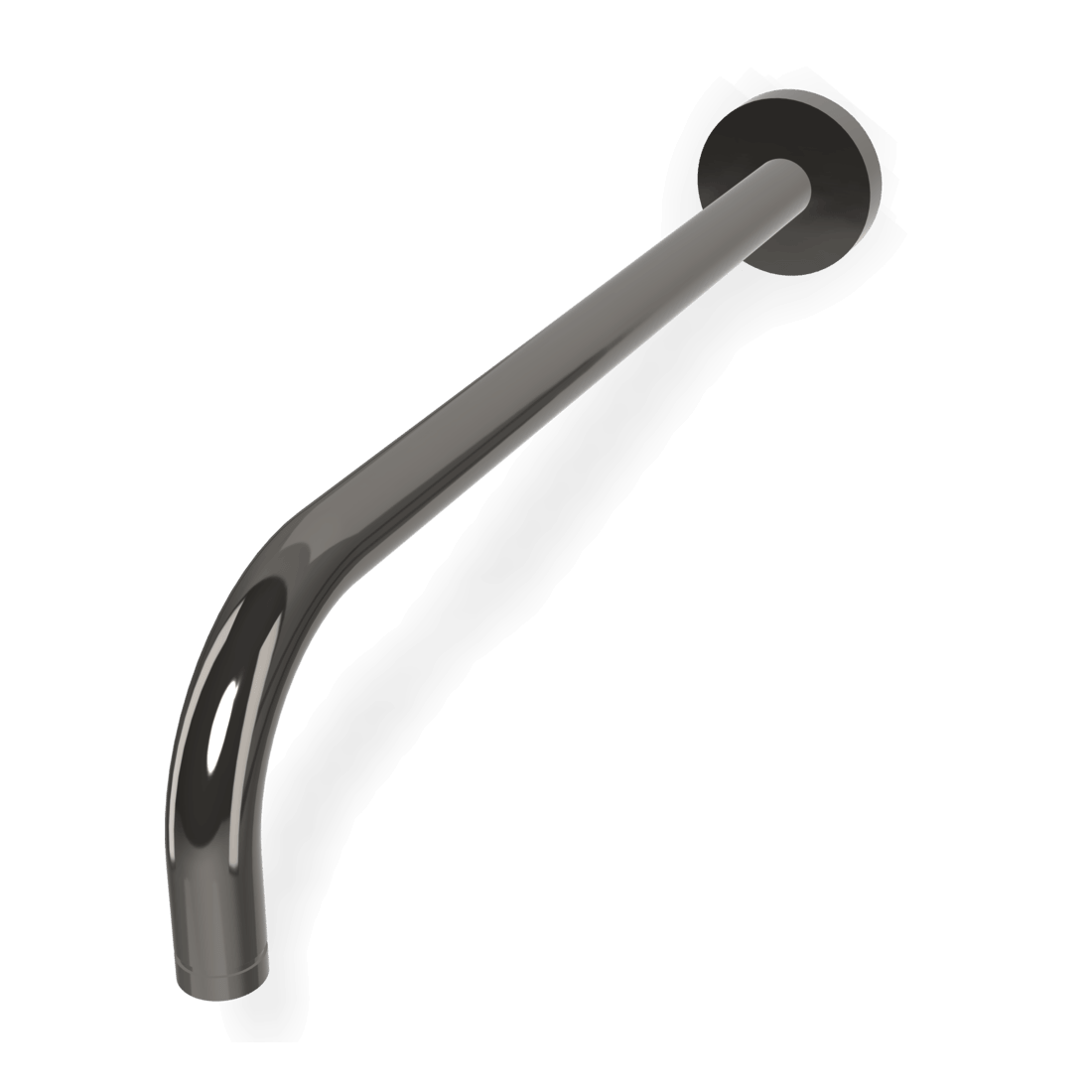 Wellness 350mm Horizontal Arm in Black Chrome