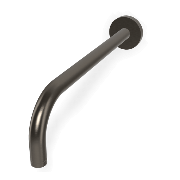 Wellness 300mm Horizontal Arm in Brushed Black Chrome