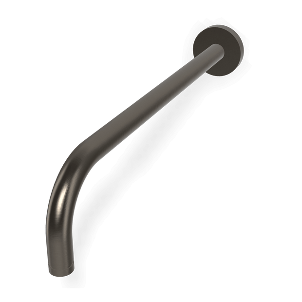 Wellness 350mm Horizontal Arm in Brushed Black Chrome
