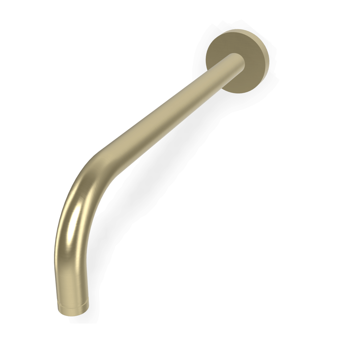 Wellness 300mm Horizontal Arm in Brushed Champagne