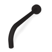 Wellness 300mm Horizontal Arm in Matt Black