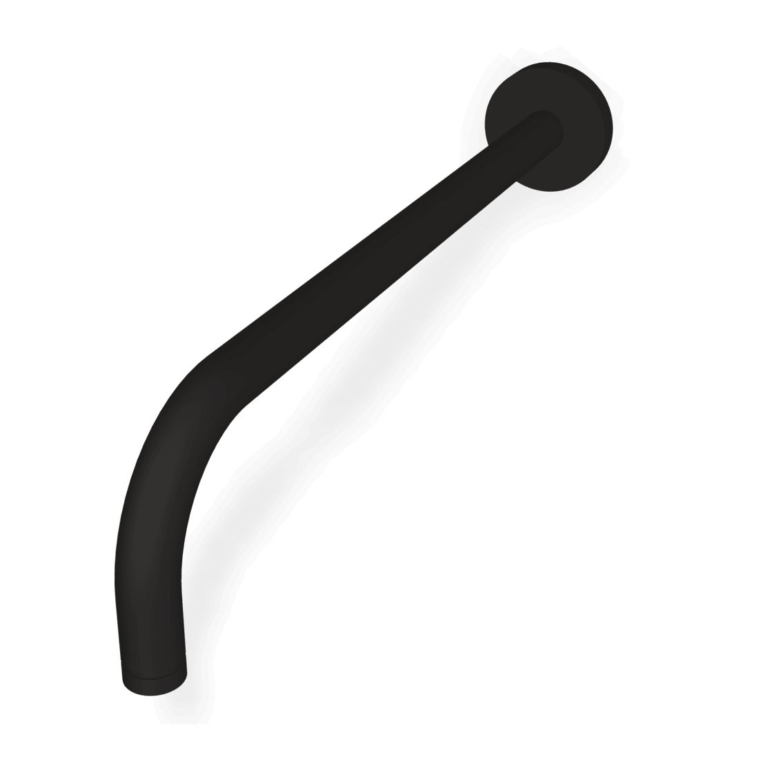 Wellness 350mm Horizontal Arm in Matt Black