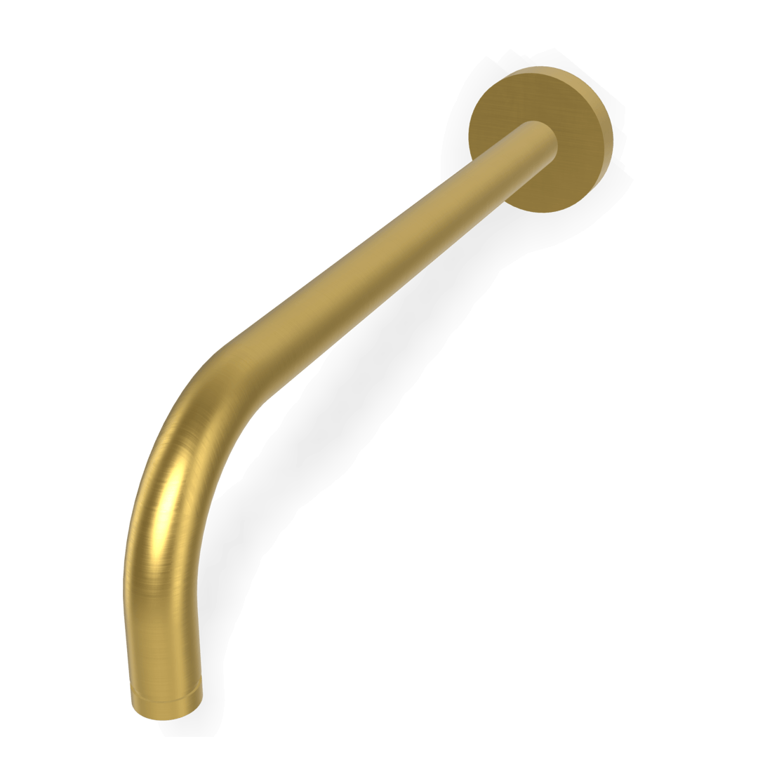 Wellness 300mm Horizontal Arm in Brushed Gold