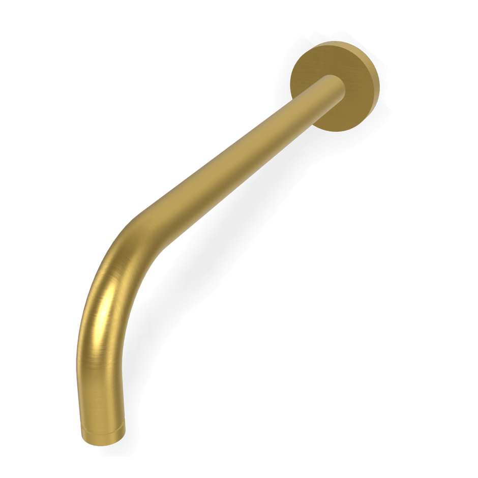 Wellness 300mm Horizontal Arm in Brushed Gold