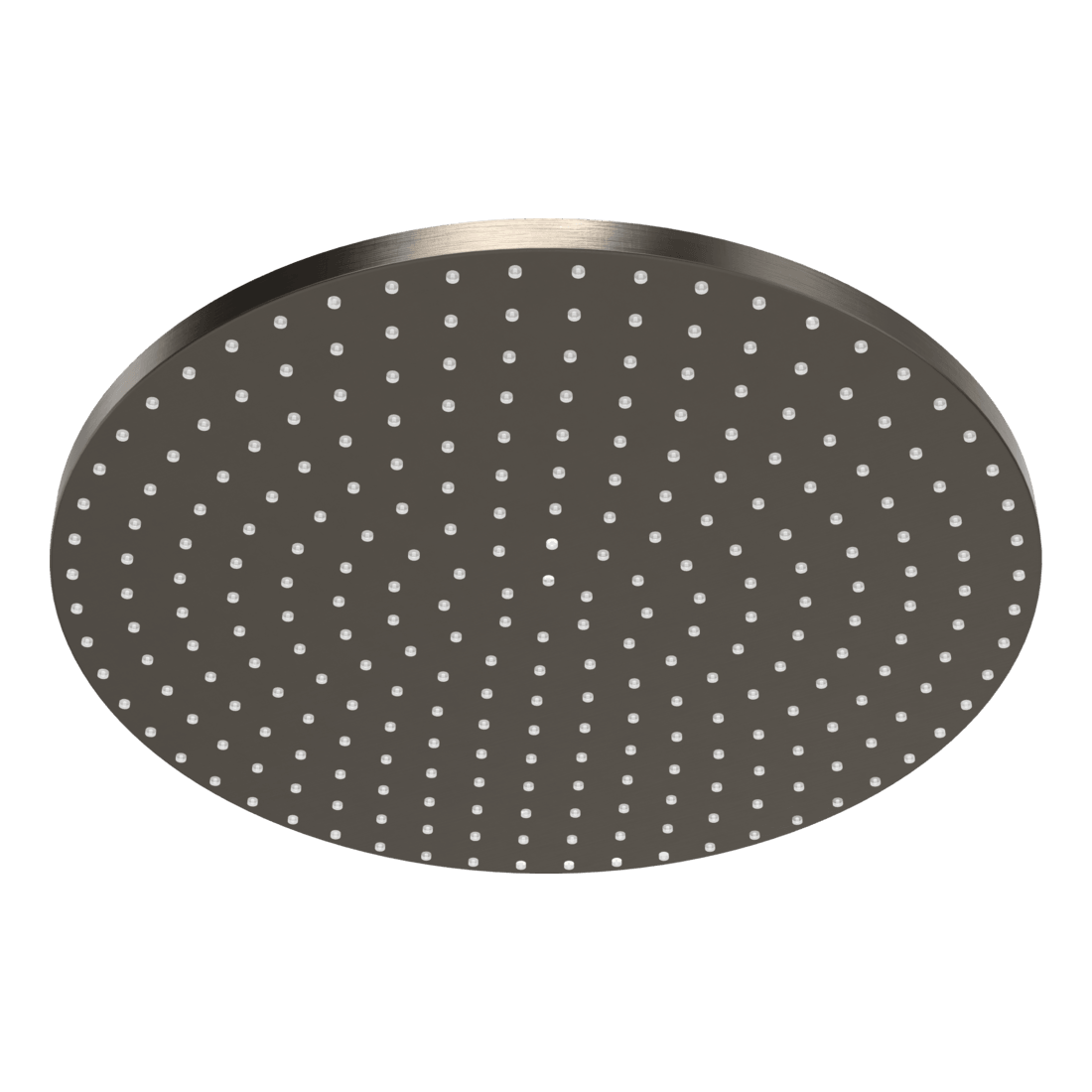 Wellness 250mm Showerhead in Brushed Black Chrome