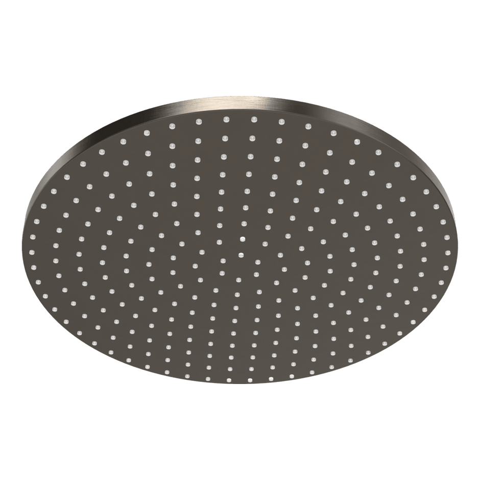 Wellness 250mm Showerhead in Brushed Black Chrome