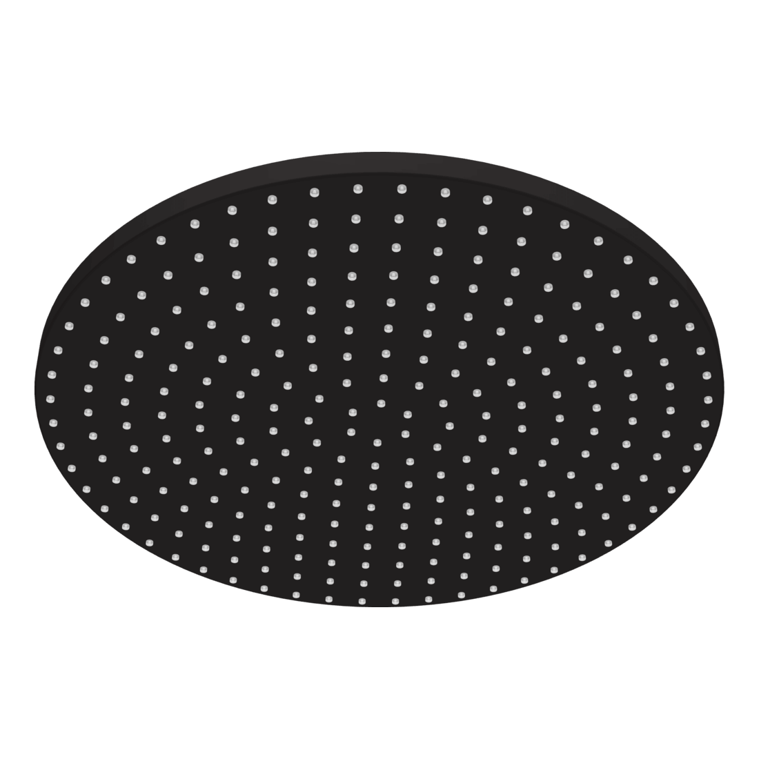 Wellness 250mm Showerhead in Matt Black